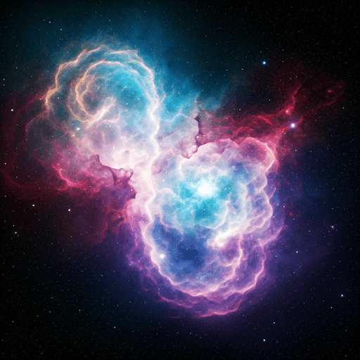 Deep space nebula