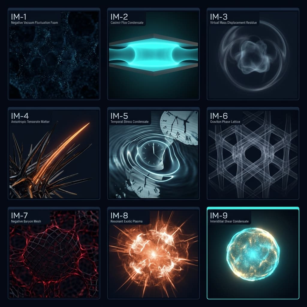 Interstitial Matter Classification System