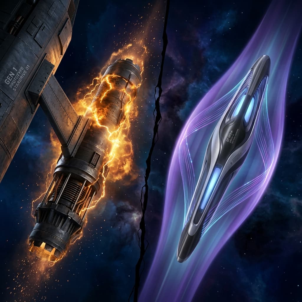 Terran Warp Nacelle Design Evolution