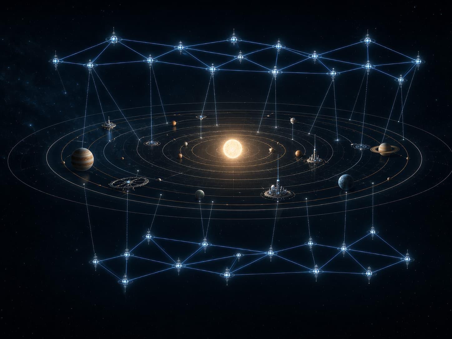Warp-Filament Communications Network (WFCN)